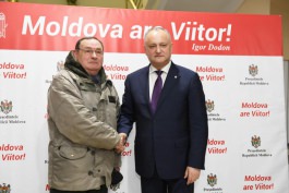 Igor Dodon a vizitat raionul Anenii Noi