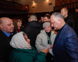 Igor Dodon a vizitat raionul Soroca