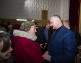 Igor Dodon a vizitat raionul Ocnița