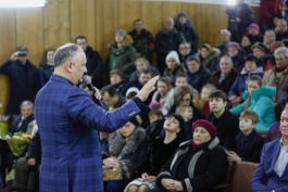 Igor Dodon a vizitat raionul Ocnița