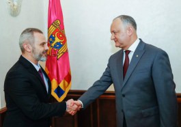 Igor Dodon a avut o întrevedere cu un grup de observatori internaționali 