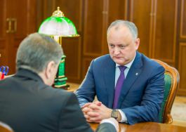 Igor Dodon a avut o întrevedere cu Andrei Neguța