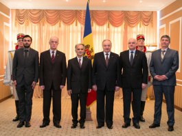 President Nicolae Timofti receives letters of accreditation from five envoys