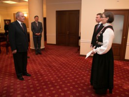 President Nicolae Timofti receives letters of accreditation from five envoys