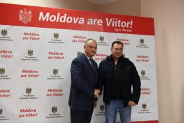 Igor Dodon a vizitat orașul Briceni