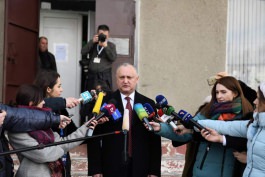 Președintele Igor Dodon a votat pentru un viitor mai bun al țării noastre