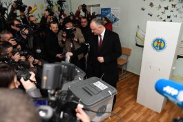 Președintele Igor Dodon a votat pentru un viitor mai bun al țării noastre