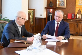 Igor Dodon a avut o întrevedere cu Eduard Smirnov