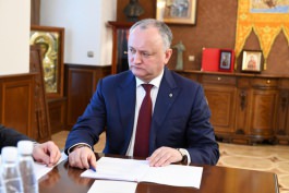 Igor Dodon a avut o întrevedere cu Eduard Smirnov