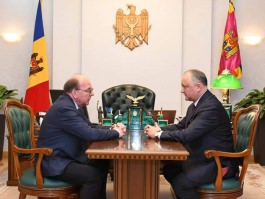 Igor Dodon a avut o întrevedere cu Oleg Vasnețov