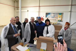 Igor Dodon visited two enterprises in northern Moldova