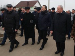 President Nicolae Timofti on visit to flood-hit villages