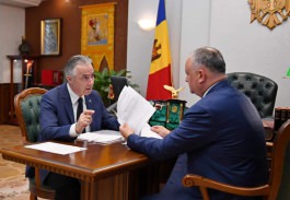 Igor Dodon a avut o întrevedere cu Victor Gaiciuc