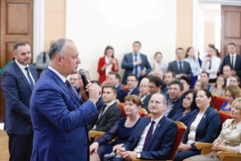 Igor Dodon a avut o întrevedere cu studenții de la Universitatea de Stat din Bașkortostan