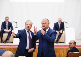 Igor Dodon a avut o întrevedere cu studenții de la Universitatea de Stat din Bașkortostan