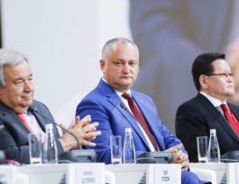 Președintele Republicii Moldova a participat la festivitatea de deschidere a Forumului Economic Internațional din Sankt Petersburg