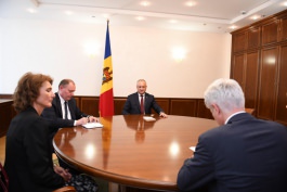 Președintele Republicii Moldova a avut o întrevedere cu Ambasadorul Confederației Elvețiene 