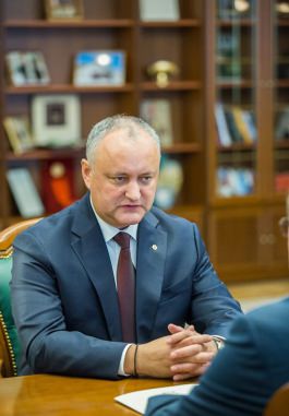 Igor Dodon avut o întrevedere de lucru cu Oleg Vasnețov