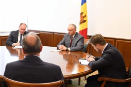 Președintele Republicii Moldova a avut o întrevedere cu consilierul Președintelui României pentru politică externă