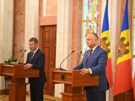 Igor Dodon a avut o întrevedere cu o delegație a Guvernului Rusiei