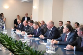 Igor Dodon a avut o întrevedere cu o delegație a Guvernului Rusiei