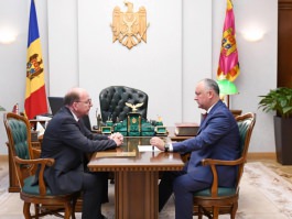 Igor Dodon had a working meeting with Oleg Vasnetsov