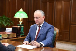 Igor Dodon a avut o întrevedere cu Oleg Vasnețov