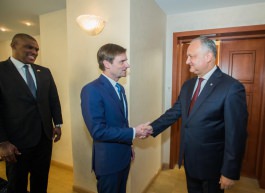 Igor Dodon had a working meeting with David Hale, USA Under Secretary