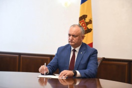 Președintele țării a prezidat ședința ordinară cu consilierii și șefii de direcții ai aparatului PRM