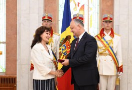 Igor Dodon a conferit distincții de stat