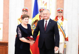 Igor Dodon a conferit distincții de stat