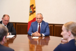 Președintele Republicii Moldova a avut o întrevedere cu un membru al Camerei Reprezentanților Congresului SUA