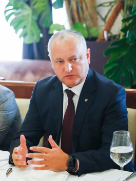 Președintele Igor Dodon a avut o întrevedere cu reprezentanții Asociației Investitorilor Străini din Moldova