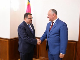 Igor Dodon a avut o întrevedere cu Peter Michalko