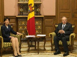 President Nicolae Timofti meets UNDP resident representative in Moldova