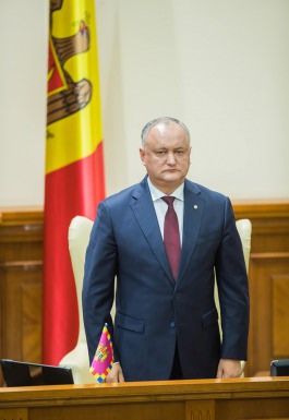 Președintele Republicii Moldova a ținut un discurs la deschiderea noii sesiuni a Parlamentului