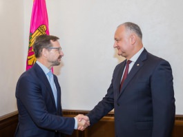 Președintele Republicii Moldova a avut o întrevedere cu Secretarul General al OSCE