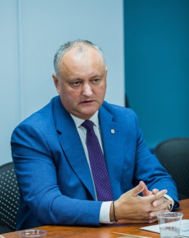 Igor Dodon a avut o întrevedere cu reprezentanții unor organizații evreiești