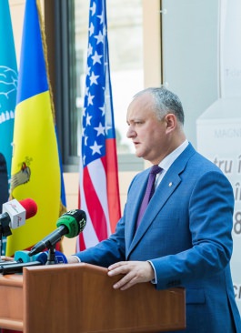 Igor Dodon a participat la inaugurarea Centrului Diagnostic de Rezonanță Magnetică Nucleară din Chișinău