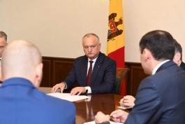 Igor Dodon a convocat o ședință operativă cu privire la situația în domeniul asigurării securității aeronautice