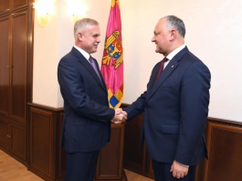 Președintele Igor Dodon a avut o întrevedere cu secretarul de stat al Consiliului de Securitate al Republicii Belarus