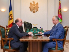 Președintele Republicii Moldova a avut o întrevedere cu ambasadorul Federației Ruse