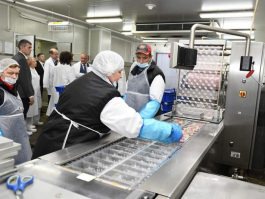 Președintele țării a vizitat combinatul de carne „Basarabia Nord” din Bălți