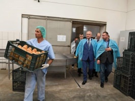 Igor Dodon s-a familiarizat cu activitatea fabricii de pîine „Baiur-Agro” din Bălți