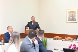 Președintele Republicii Moldova a participat la ședința festivă de lansare a noului an de studii a Institutului Național al Justiției