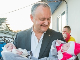 Igor Dodon a vizitat raionul Ocnița