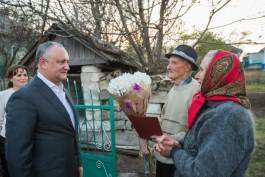 Igor Dodon a vizitat raionul Ocnița