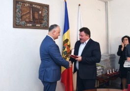 Igor Dodon a vizitat Combinatul de materiale de construcții ”MACON”