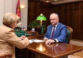 Igor Dodon a avut o întrevedere cu Zinaida Greceanîi