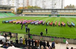 Igor Dodon a participat la ceremonia de deschidere a primei ediții a Cupei Președintelui la fotbal între copii